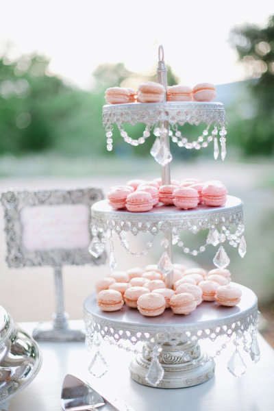 Crystal Dangle Pink Cake And Cupcake Stand Crystal Dangle Pink Cake And Cupcake Stand