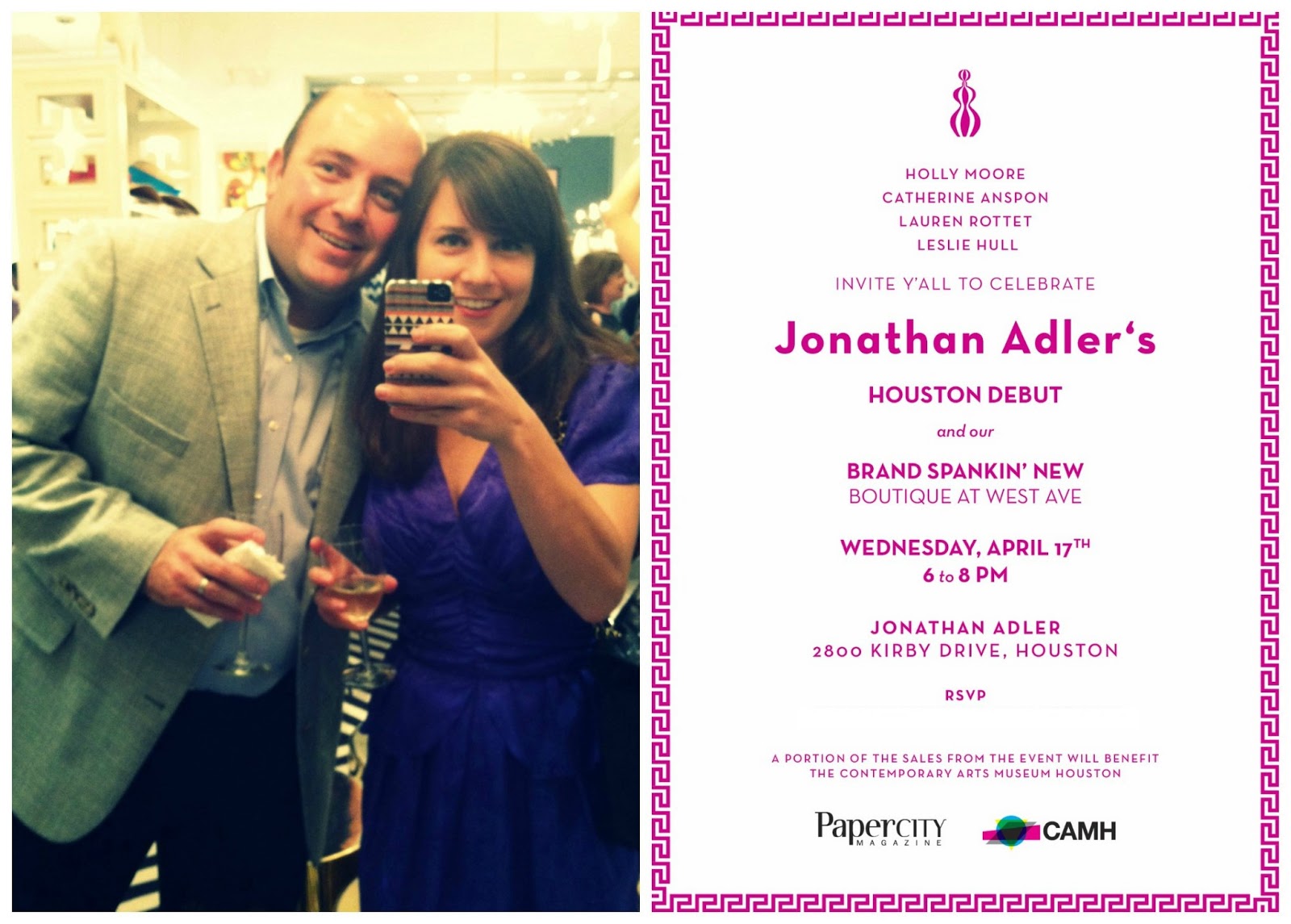 Greetings from Texas Jonathan Adler's Houston Store Opening