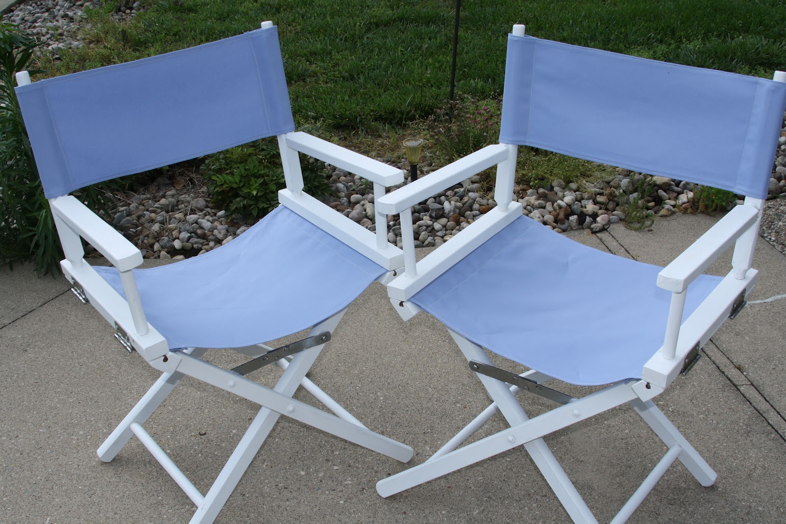 Simply Silver... DIY Director's Chair Makeover