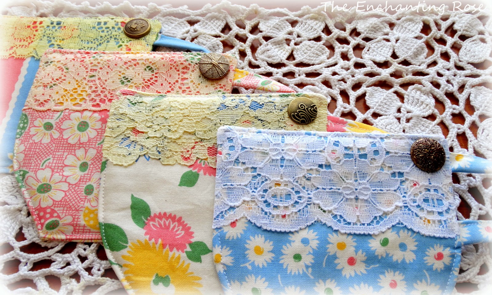 The Enchanting Rose Tea Cup Coasters Sewing Project