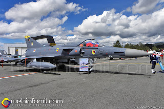 Avión de Combate IAI Kfir C-10 de la Fuerza Aérea Colombiana