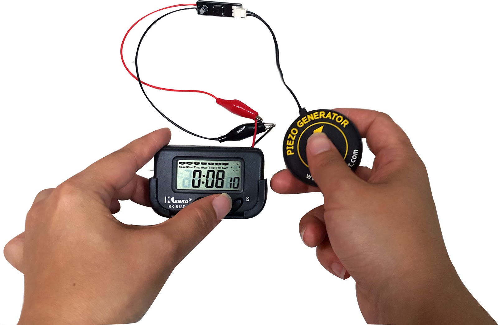 Green Energy Science KIT Products made of piezoelectric generator