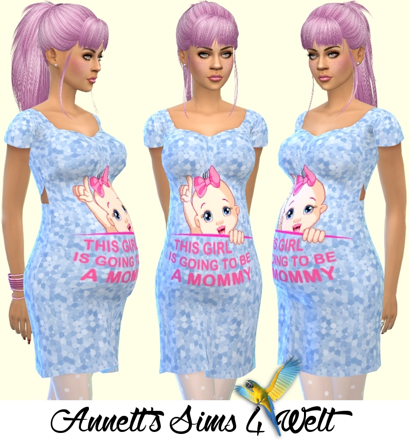 Sims 4 CC's The Best Maternity Dress by