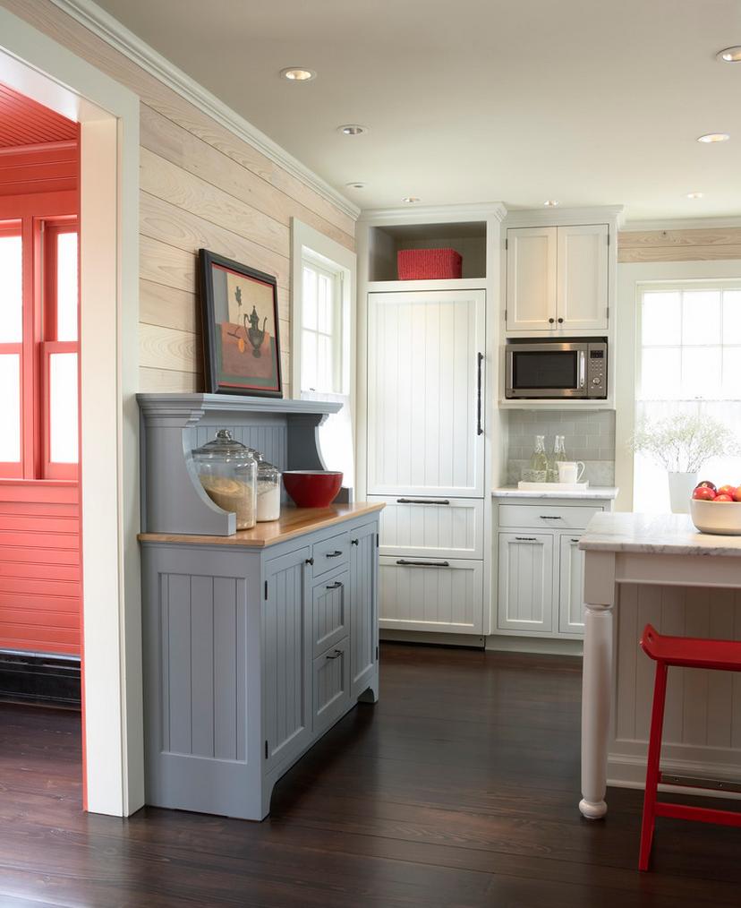 Delorme Designs RED WHITE AND BLUE KITCHEN & WHAT NOT TA!!
