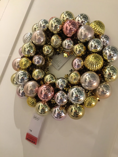 bauble wreath ikea