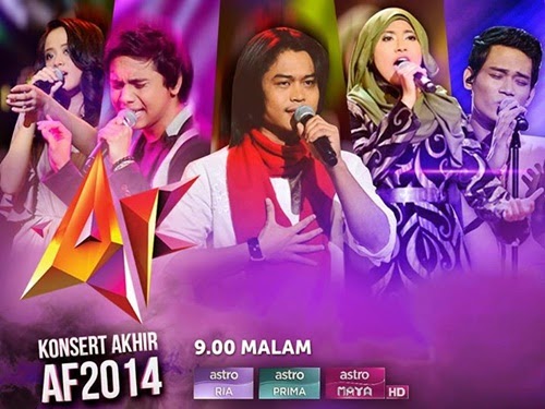 Konsert Akhir Akademi Fantasia 2014, konsert final, pentas akhir, lagu single terbaru peserta AF 2014, Firman juara AF 2014, senarai pemenang AF 2014, keputusan penuh, keputusan rasmi Konsert Akhir Akademi Fantasia AF 2014