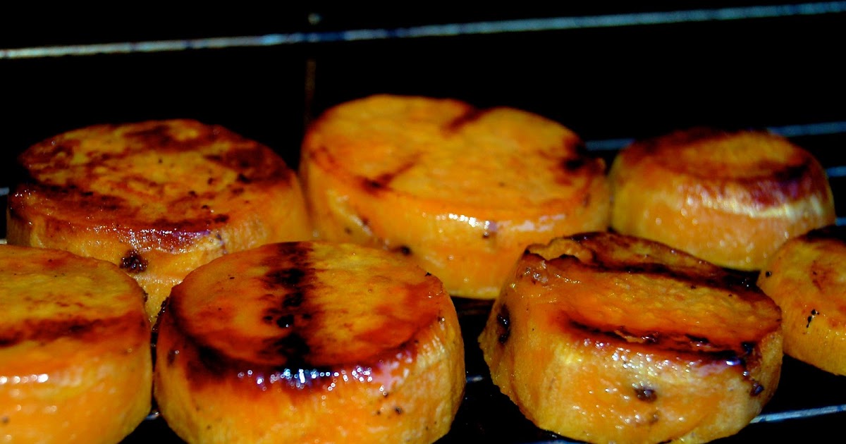 Best BBQ Recipes cooked up by Jon Earnshaw BBQ sweet potatoes