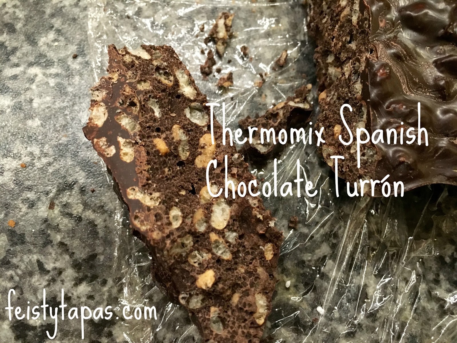FEISTY TAPAS Spanish Chocolate Turrón (Turrón de chocolate tipo Suchard) Thermomix method