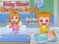 Baby Hazel y su hermanito recién nacido