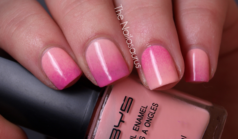 Pink Gradient Nails