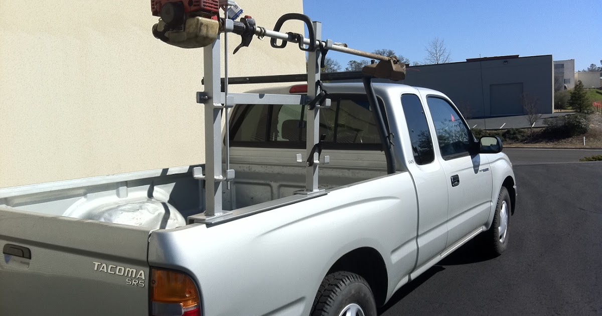 Rackit® Truck Racks Carry Your Weed Wackers Safely on a Rackit