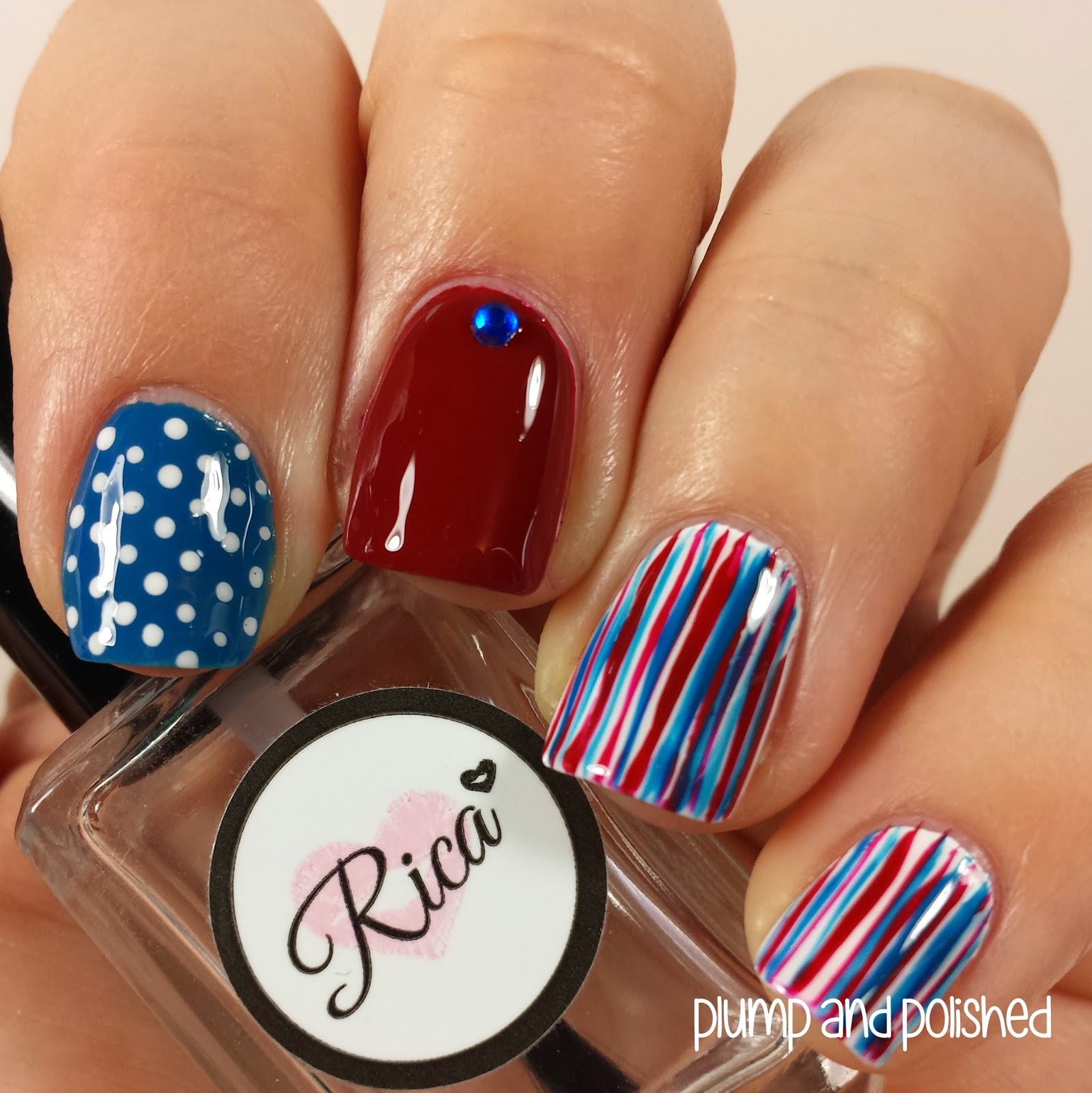 Plump and Polished American Nail Art