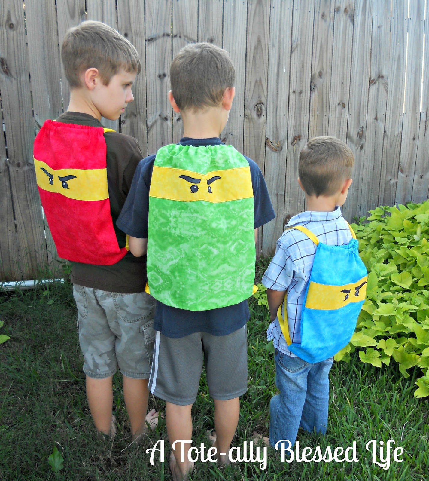 A Toteally Blessed Life Ninja Backpacks with a HowTo