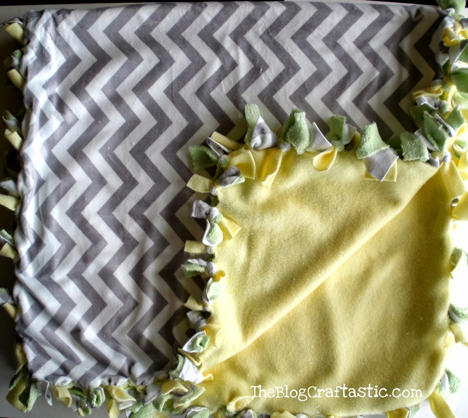 How To Make A No Sew Fleece Blanket Without Knots Adventures Of A DIY