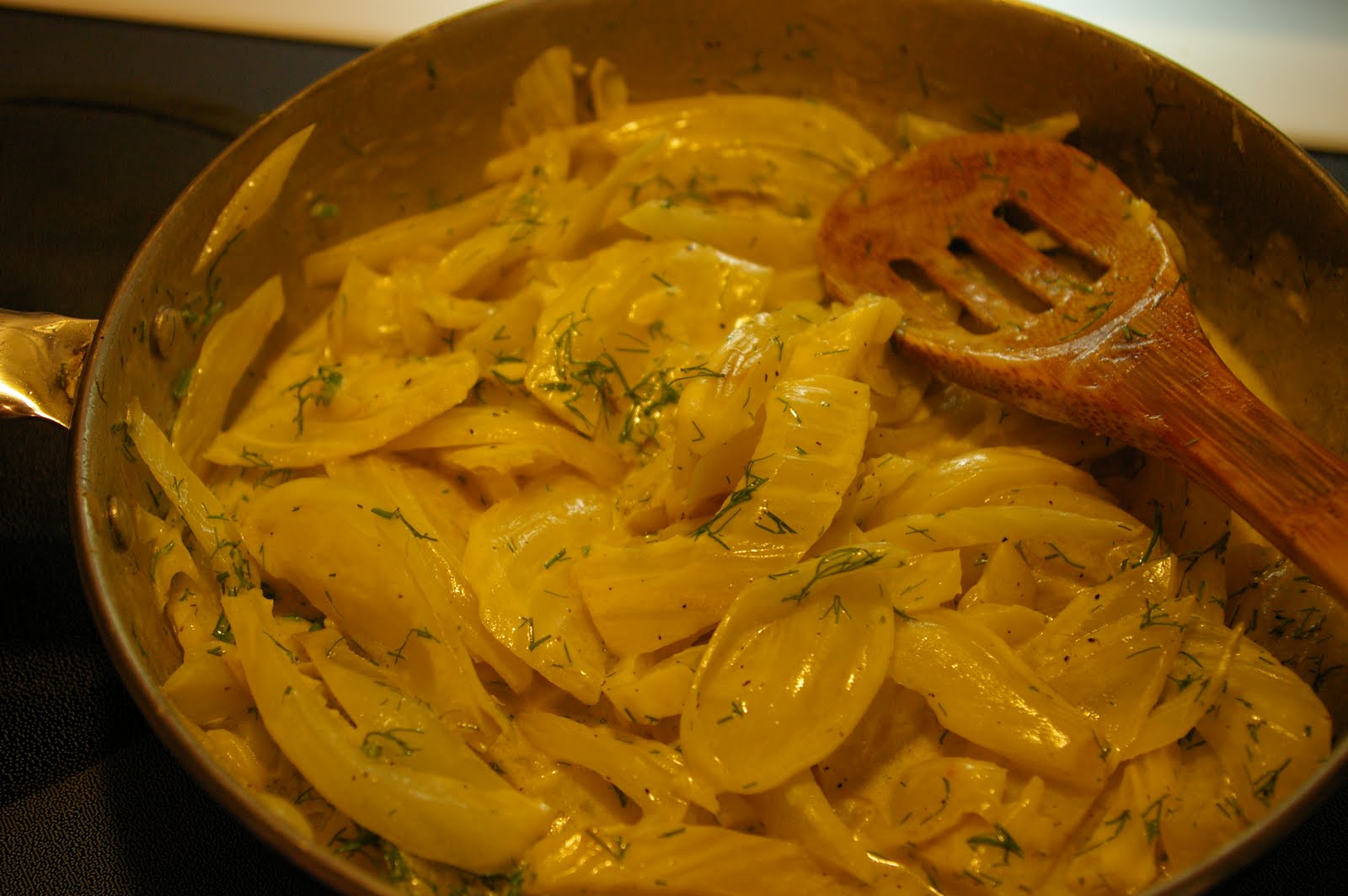 The Worthy Cook Braised Fennel with White Wine & Cream