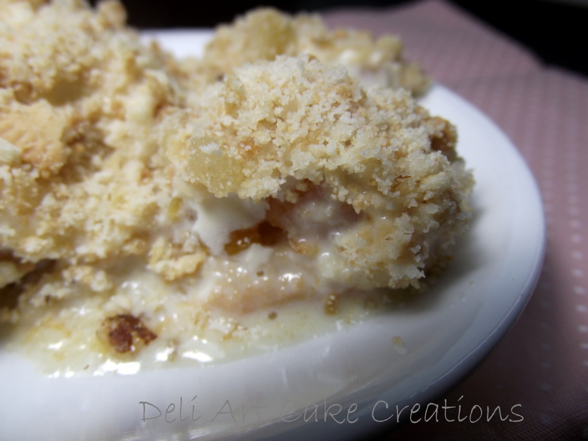 Sobremesa de Pessego da Carol Deli Art Cake Creations