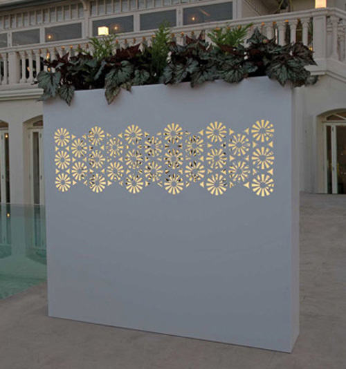 Modernos maceteros de pared | Bysteel