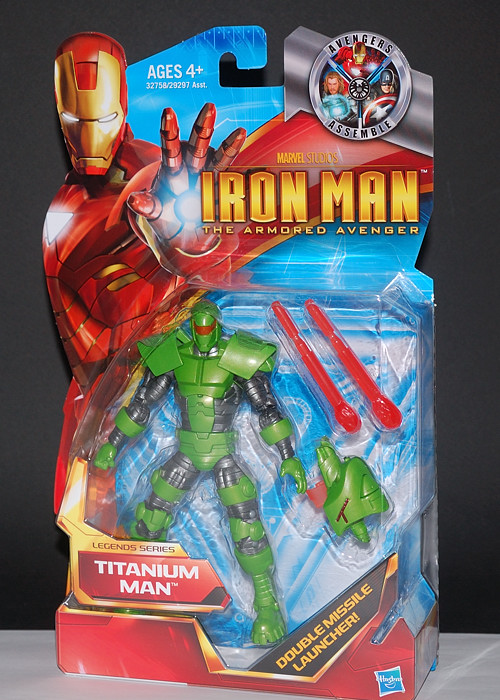 Marvel legends Ironman movie series Titanium man 6/" action figure