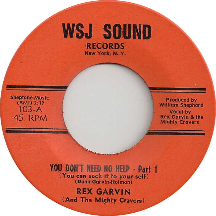 Rex Garvin And The Mighty Cravers I Gotta Go Now Up On The Floor Rex Garvin And The Mighty Cravers I Gotta Go Now Up On The Floor