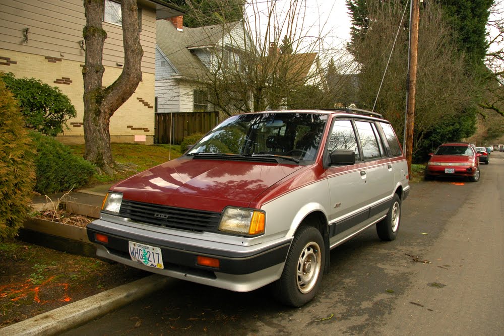 OLD PARKED CARS. 1991 Imported for Plymouth Colt Vista.