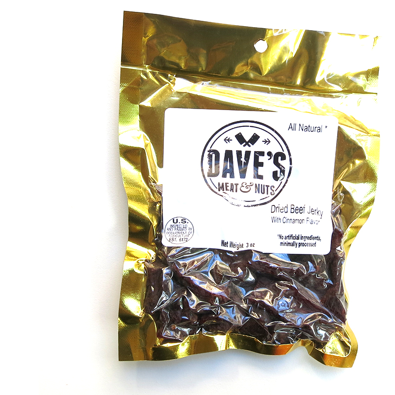 Dave's Meat & Nuts Cinnamon Jerk Jerk Beef Jerky Reviews