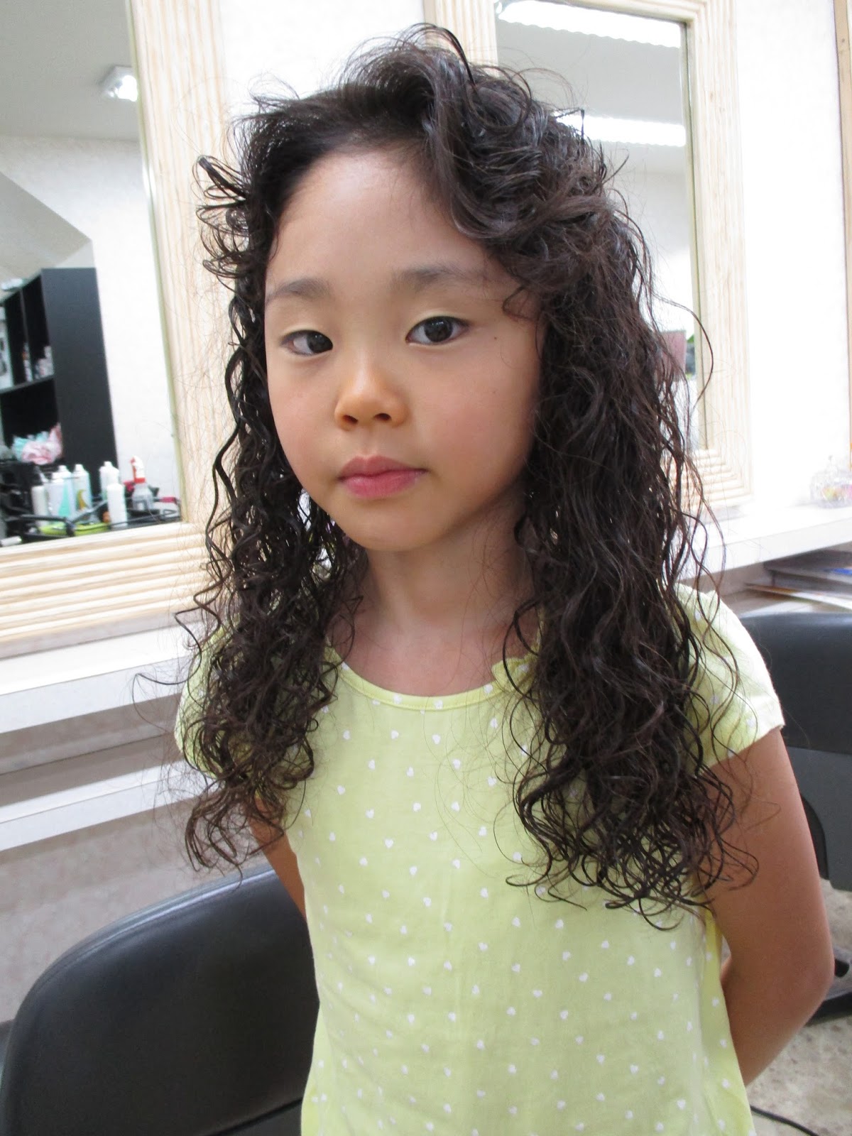 Paphioのつぶやき とっても可愛い子供パーマ 美容室パフィオで変身！