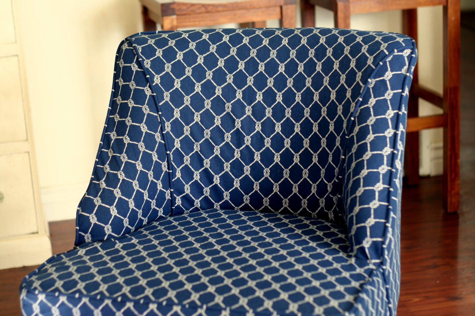 Custom Slipcovers by Shelley Armless Chair and "How to Slipcover" DVD Giveaway
