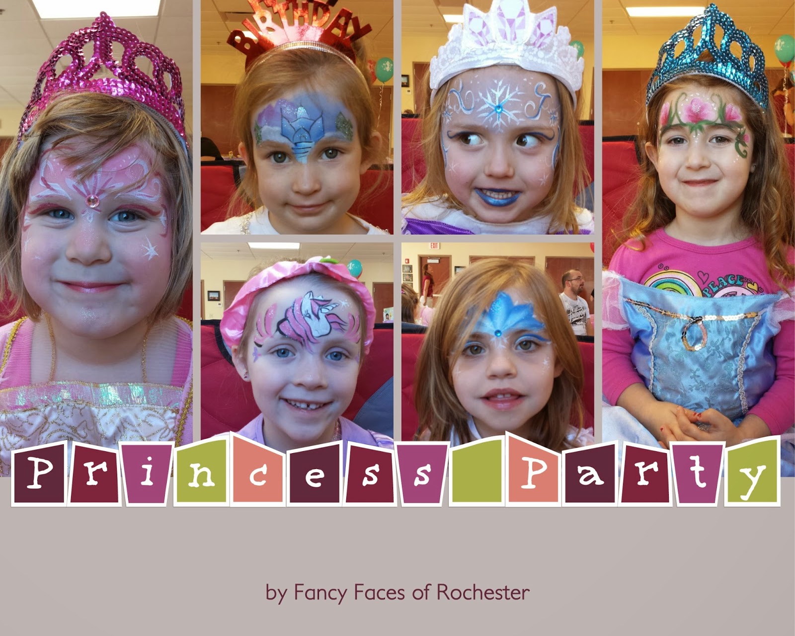 fancy faces of rochester princess party