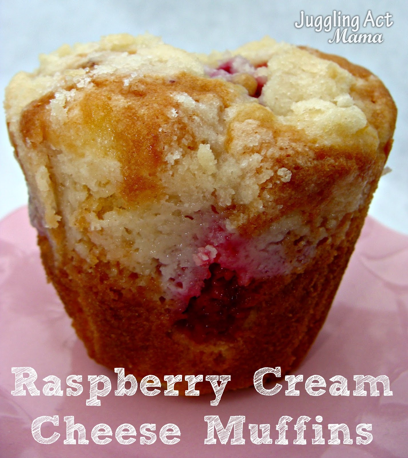 Raspberry Cream Cheese Muffins Juggling Act Mama