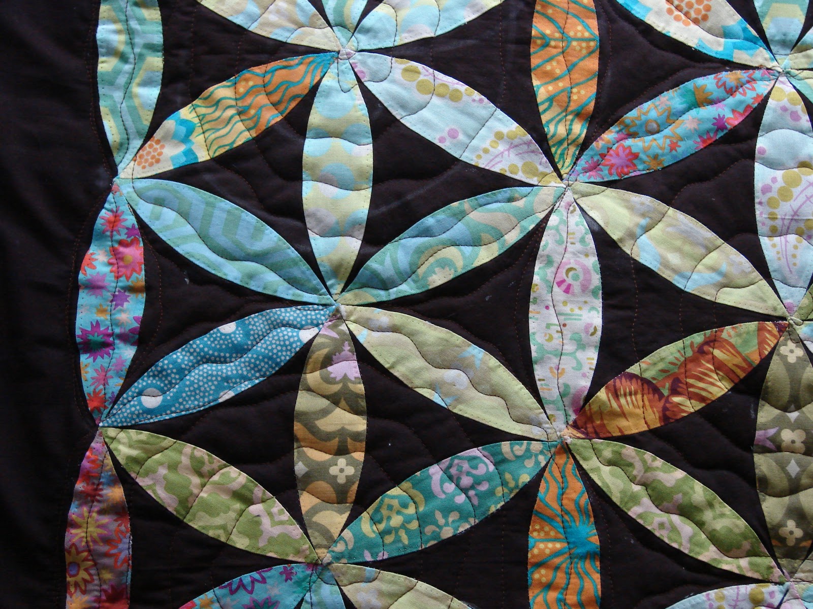 Quilt Vine Joseph's Coat Almost Finished