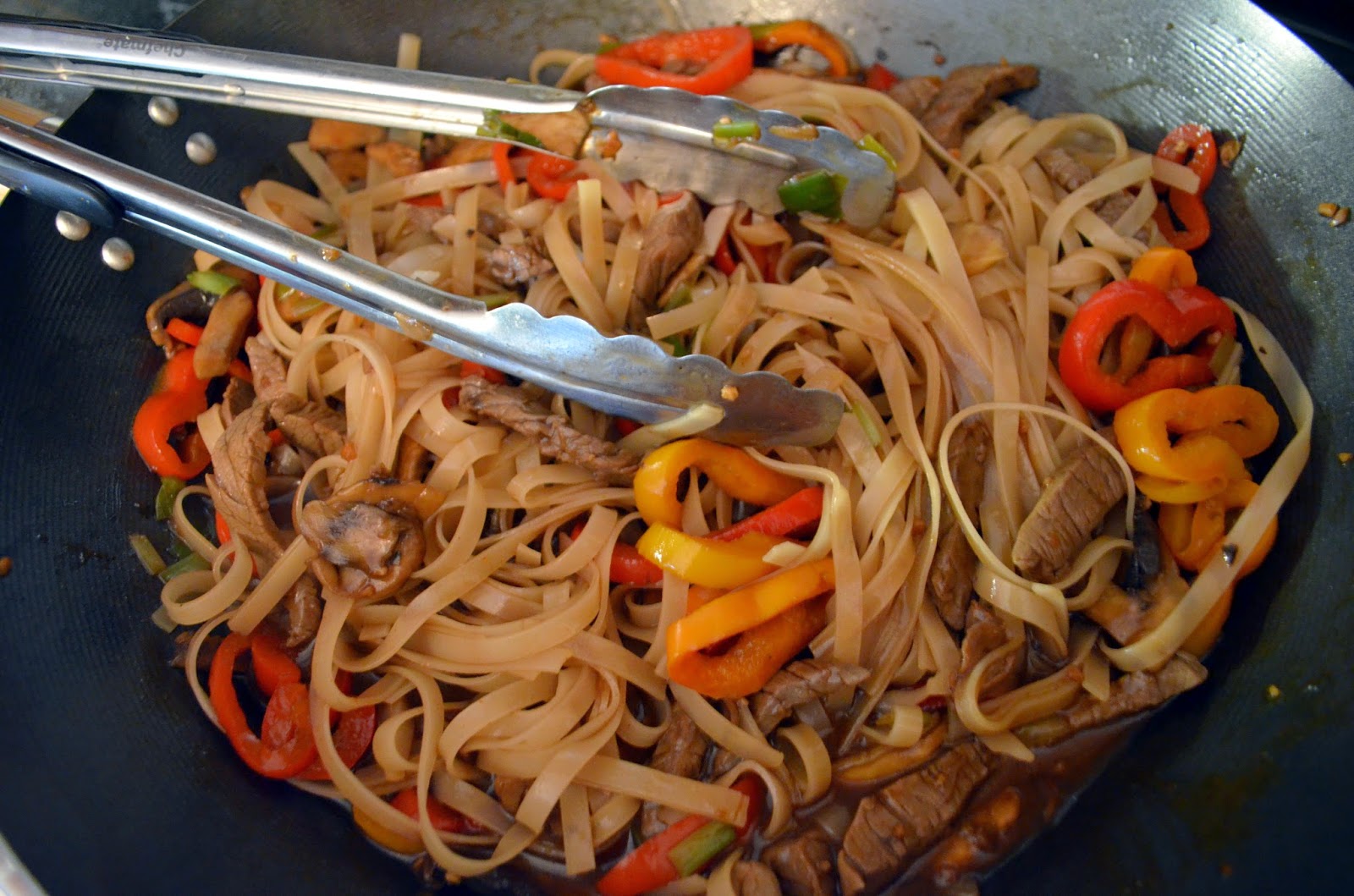 Flavors by Four Pepper Steak with Rice Noodles