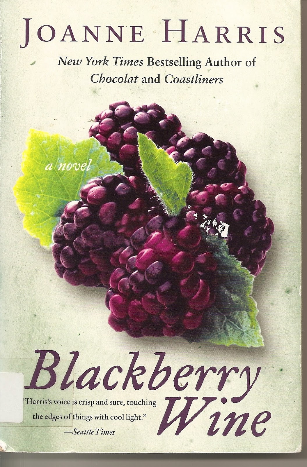 Cozy in Texas Blackberry Wine by Joanne Harris