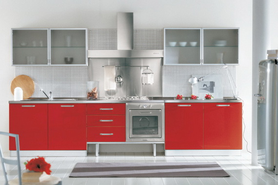 Home Quotes Modern Kitchen Design Inspired By Red High Brightness