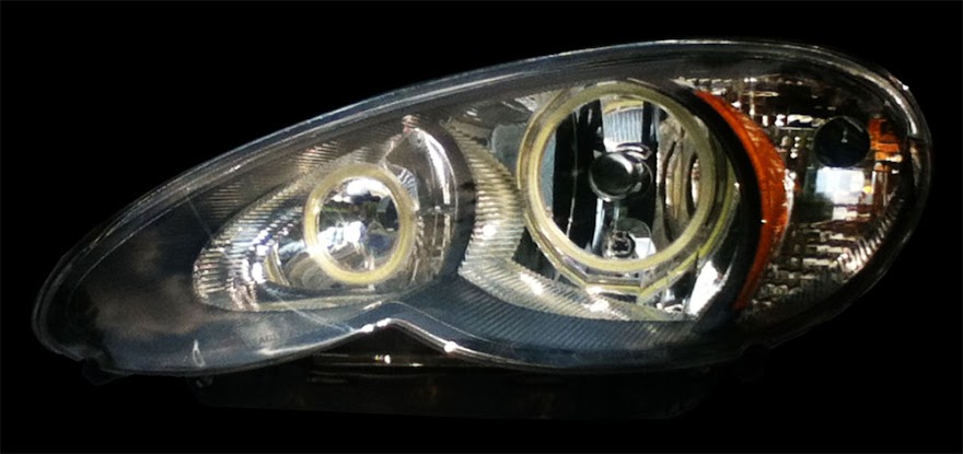 2006 to 2010 PT Cruiser Angel Eyes COB LED Halo Headlights