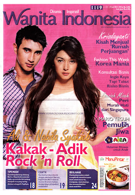 Nabila Syakieb dan Ali Syakieb, Tabloid Wanita Indonesia Cover 