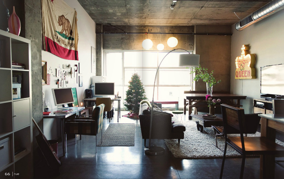 {BLACK. WHITE. YELLOW.} Design Love Fest's Loft Shoot from Rue Magazine