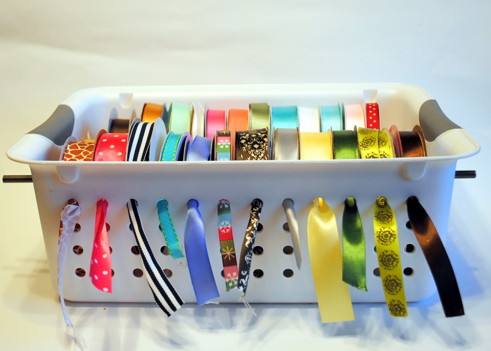 Fantabulous Cricut Challenge Blog Ribbon Storage