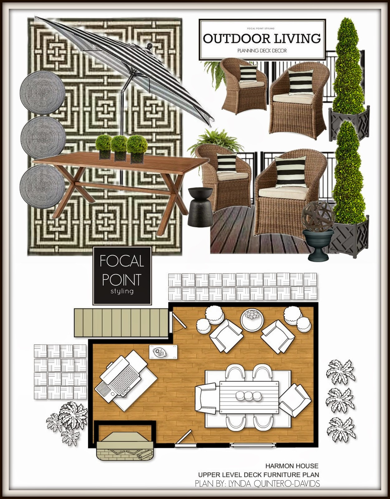 FOCAL POINT STYLING Outdoor Living Deck Decor Planning for Spring