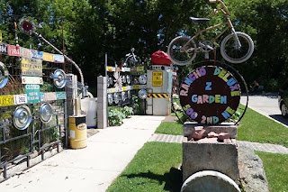 The Junkyard Outsider Art Park Mason City Iowa collage art