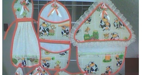 Lencería para el Hogar y otras costuras: Juegos de Cocina