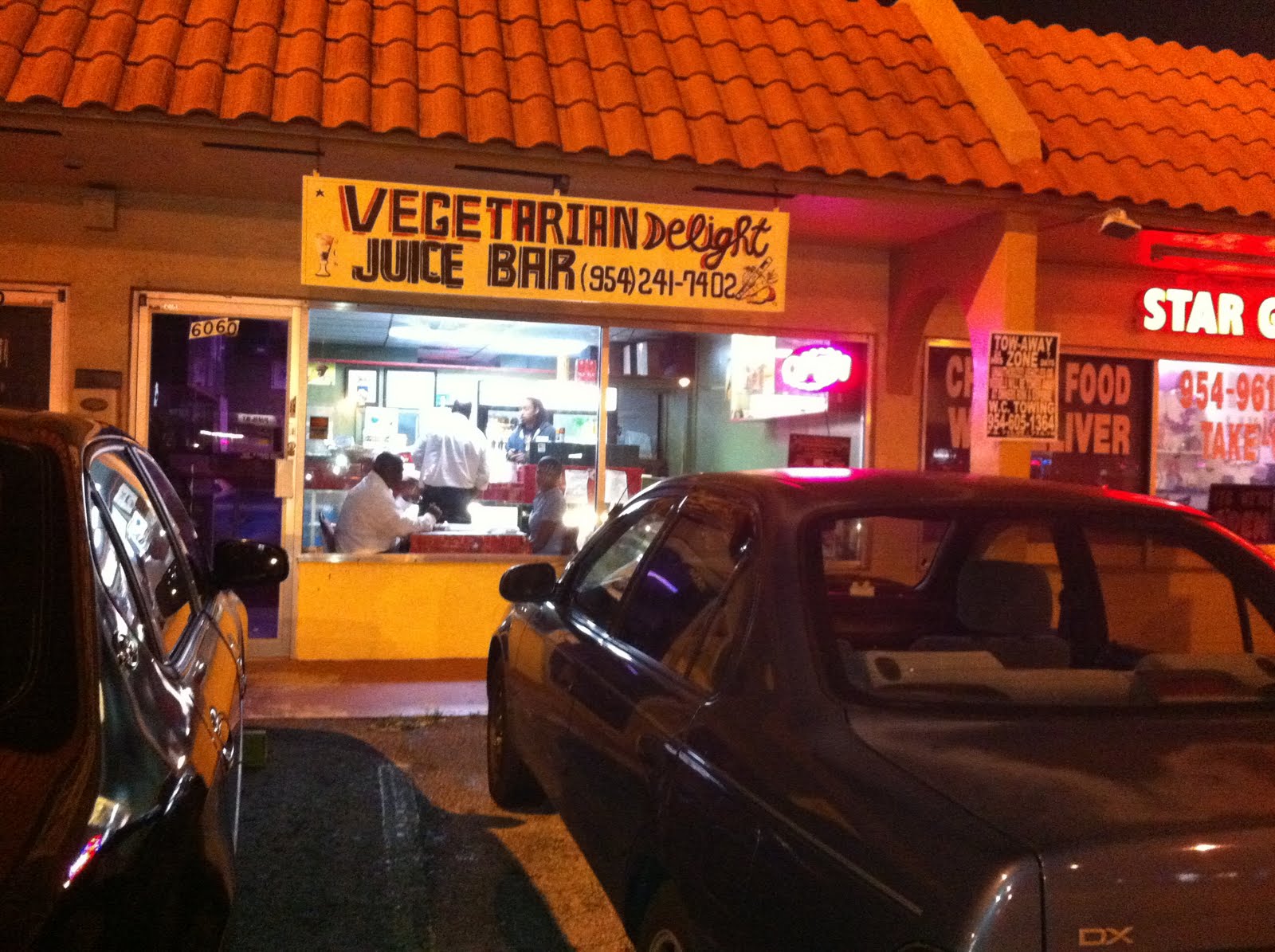 Marty's Flying Vegan Review Vegetarian Delight Juice Bar, Miramar, FL