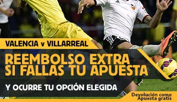 betfair reembolso 25 euros liga Valencia vs Villarreal 5 abril betfair reembolso 25 euros liga Valencia vs Villarreal 5 abril