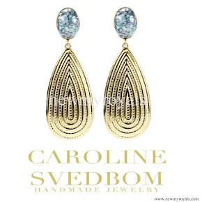 Princess Sofia style Caroline Svedbom Pelagia Earrings
