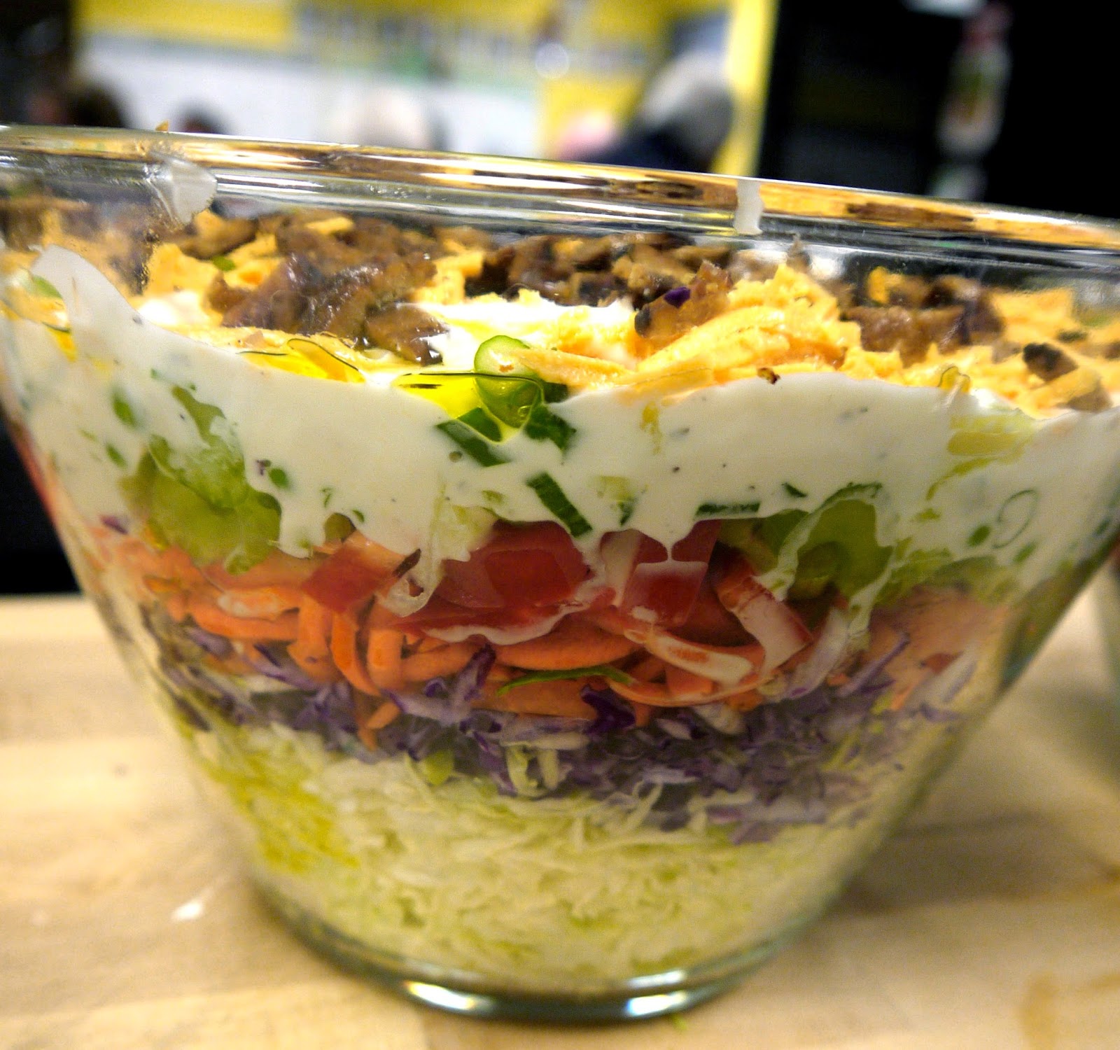 Foodture Cooking for a Healthy Future Layered Salad