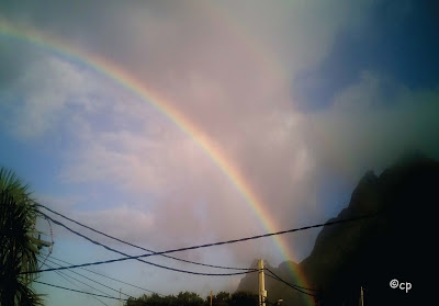 Rainbow in Mauritius: Mount Le Pouce