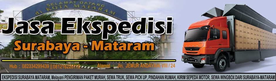 EKSPEDISI SURABAYA MATARAM