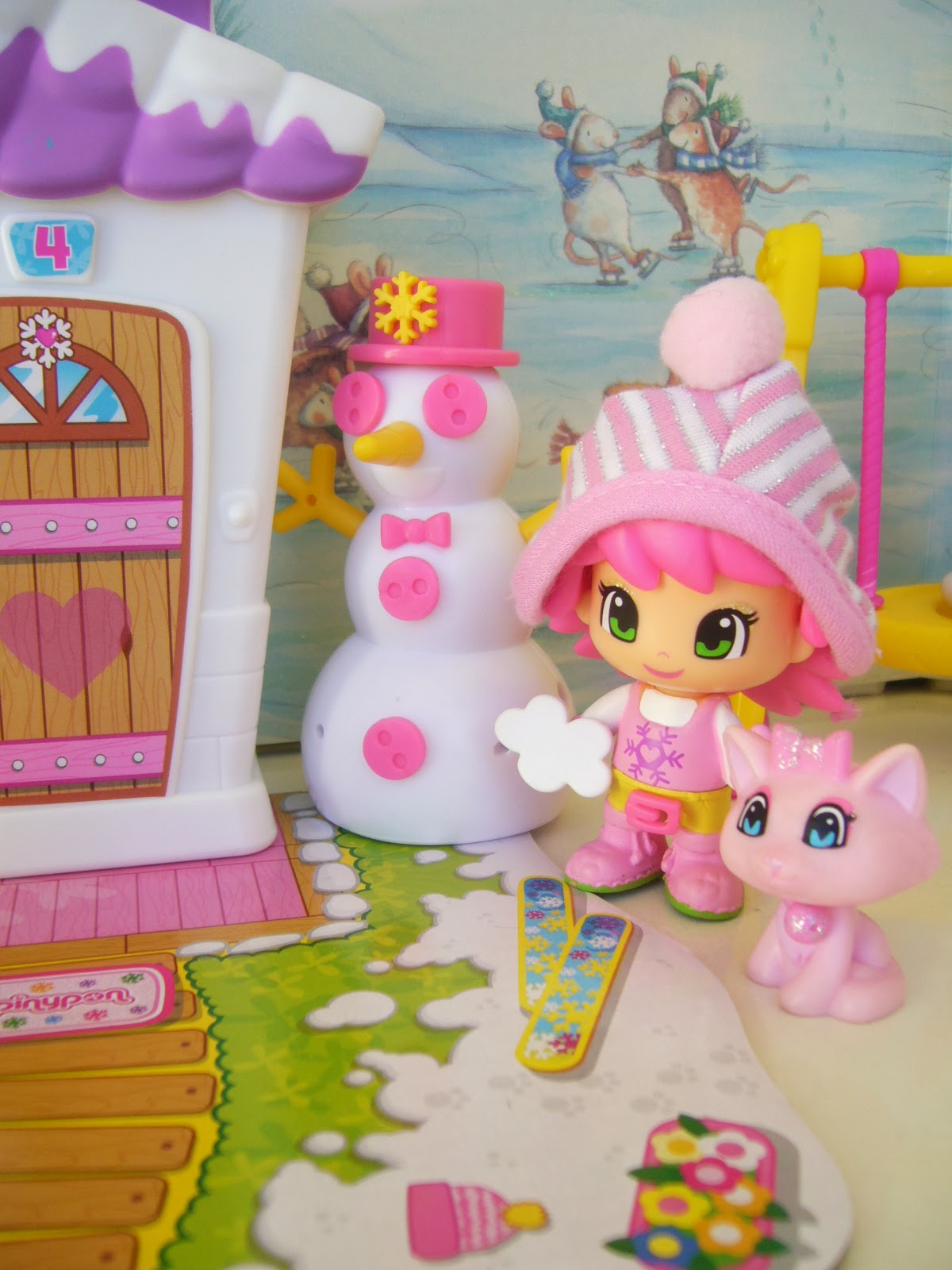 casita nieve pin y pon