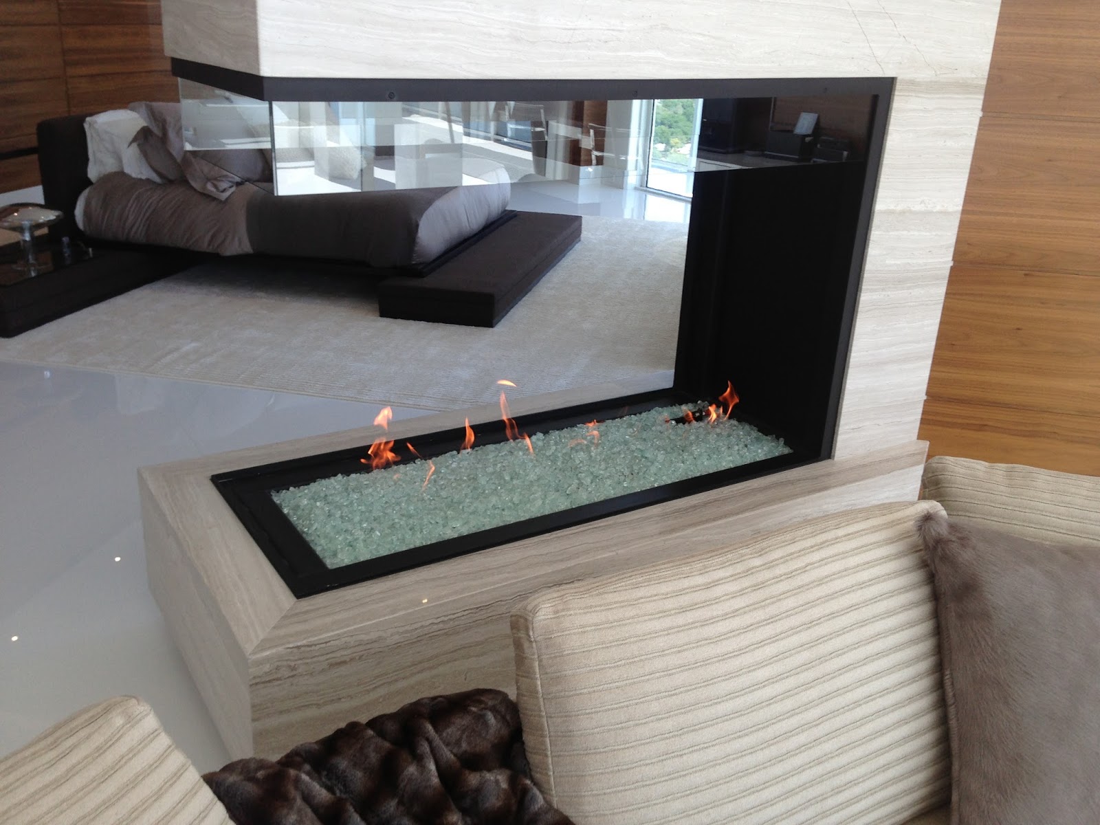 Acucraft Fireplaces Open Gas Fireplace No Glass
