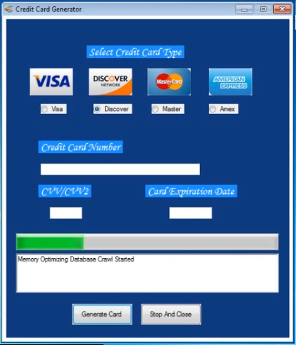 Credit Card Generator 2012 With Cvv And Expiration Date Download