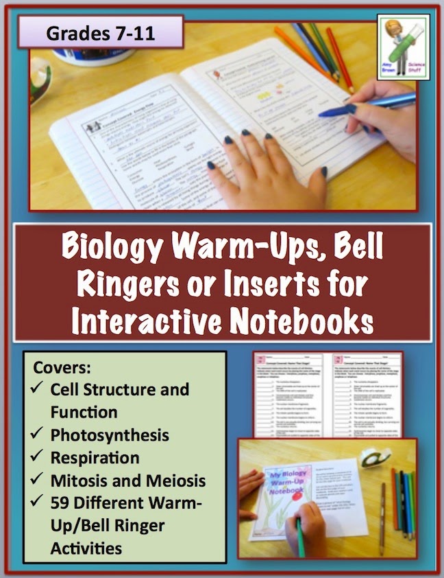 Amy Brown Science Biology Interactive Notebooks
